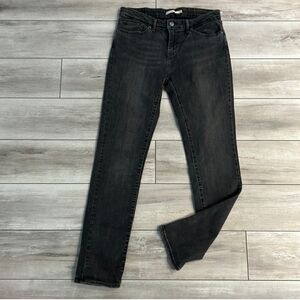 Levi’s 712 slim black charcoal grey wash jeans size 30 straight